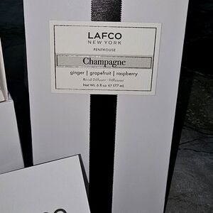 LAFCO Champagne scent oil diffuser ginger grapefruit and raspberry NIB 15 oz.